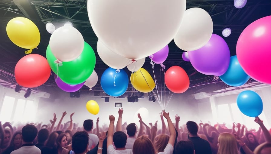 תוספת בלוני ענק לאירוע